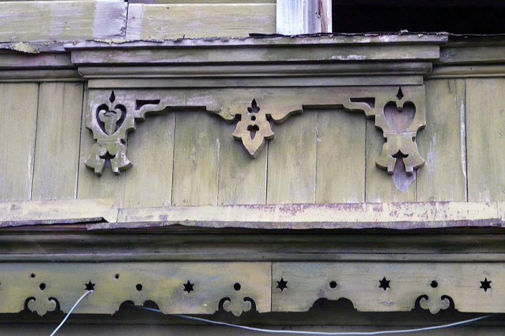 Фрагмент резьбы фасада Успенской церкви. Ф. Д. Ивлев