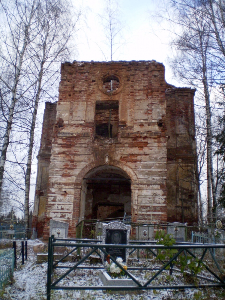 Георгиевская церковь. Вид с запада. Ф. Д. Ивлев