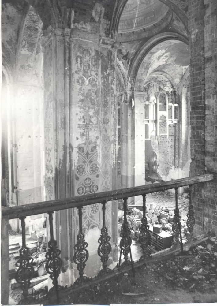 Интерьер Андрониковского собора. 1980-е гг.